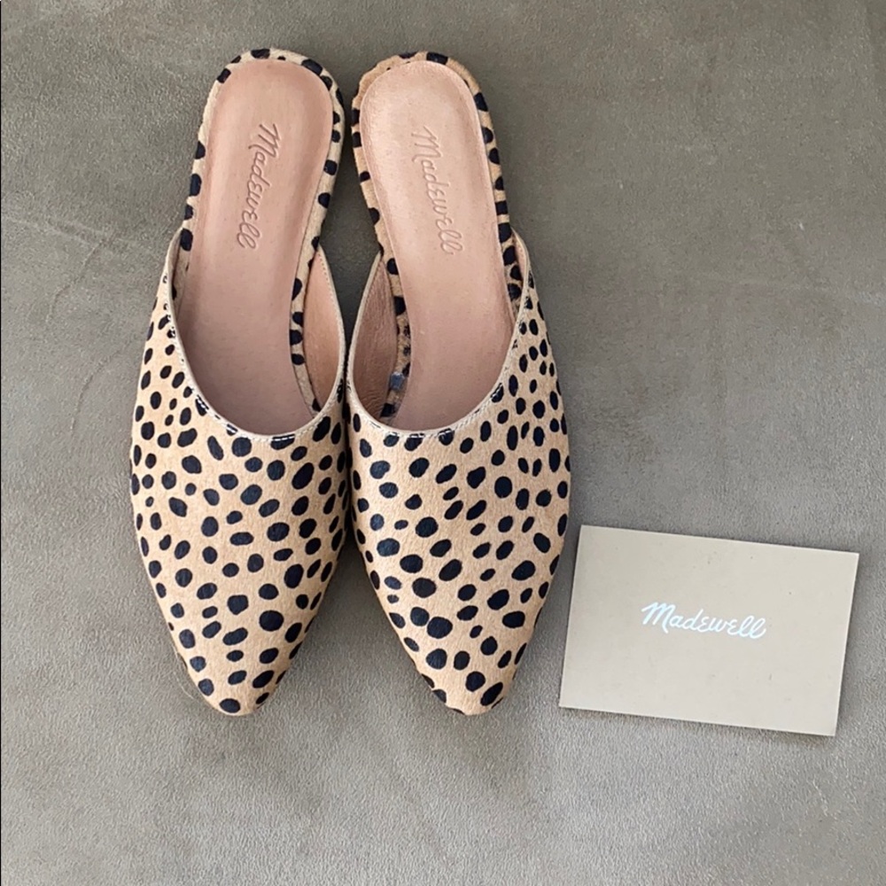 Madewell Leopard Mules size 7